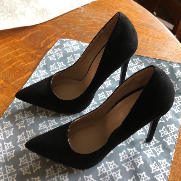 Shoe Republic LA black pumps heels sz 7.5! - Picture 2 of 8